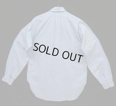 画像3: 60'S BROOKS BROTHERS "BROOKSWEAVE" 6ボタン オックスフォード BDシャツ ブルー USA製 (VINTAGE)