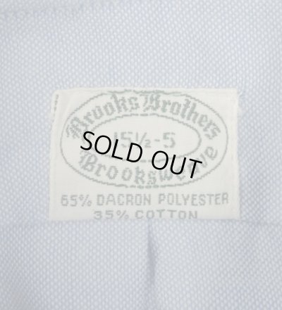 画像2: 60'S BROOKS BROTHERS "BROOKSWEAVE" 6ボタン オックスフォード BDシャツ ブルー USA製 (VINTAGE)