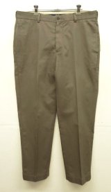 00'S BROOKS BROTHERS "CLARK" ノープリーツ チノパンツ トープ (VINTAGE)