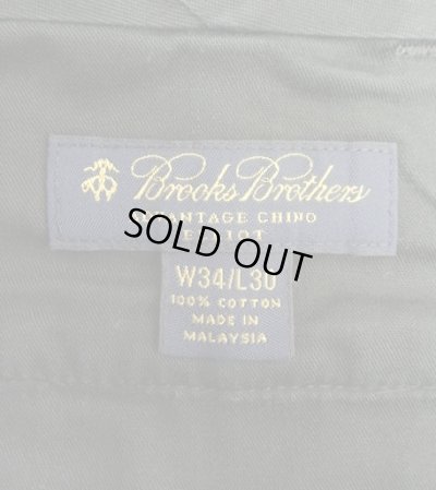 画像2: 00'S BROOKS BROTHERS "ELLIOT" ツープリーツ チノパンツ カーキ (VINTAGE)