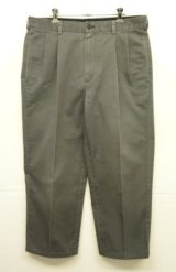 00'S BROOKS BROTHERS "ELLIOT" ツープリーツ チノパンツ カーキ (VINTAGE)