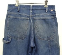 他の写真3: 80'S DICKIES チビタグ デニム ペインターパンツ インディゴ 42TALONジップ W32L32 USA製 (VINTAGE)