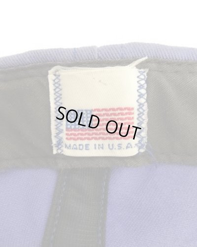 画像6: JAE'S CAFE 6パネル ツートンカラー ベースボールキャップ カーキ/ブルー USA製 (USED)