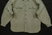 他の写真3: 90'S RALPH LAUREN "DONINGTON" シャンブレー チンスト＆マチ付き 長袖 ワークシャツ ブラック (VINTAGE)