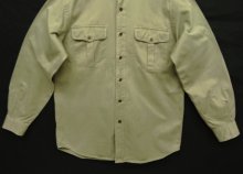 他の写真3: 90'S RALPH LAUREN "RANGER" コットンツイル 長袖 ワークシャツ カーキ (VINTAGE)