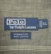 画像2: 90'S RALPH LAUREN "DONINGTON" シャンブレー チンスト＆マチ付き 長袖 ワークシャツ ブラック (VINTAGE) (2)