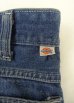 画像5: 80'S DICKIES チビタグ デニム ペインターパンツ インディゴ 42TALONジップ W32L32 USA製 (VINTAGE) (5)