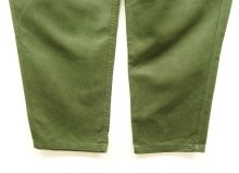 他の写真2: 70'S ベルギー軍 "左右非対称ポケット" プリーツ入り カーゴパンツ ミリタリーグリーン 5DE (VINTAGE)