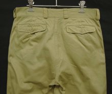 他の写真3: 60'S フランス軍 M52 プリーツ入り チノパンツ ベージュ 84C (VINTAGE)