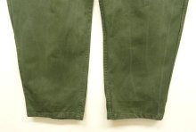 他の写真2: 70'S ベルギー軍 "左右非対称ポケット" プリーツ入り カーゴパンツ ミリタリーグリーン 6FF (VINTAGE)