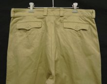 他の写真3: 50'S フランス軍 M52 プリーツ入り チノパンツ ベージュ 26 (MINT CONDITION)