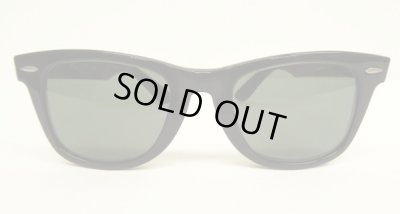 画像1: 80'S B&L ボシュロム製 RAY-BAN "WAYFARER" サングラス ブラック USA製 (VINTAGE)
