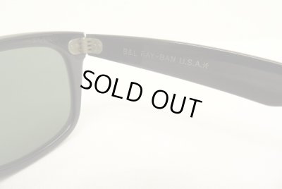 画像6: 80'S B&L ボシュロム製 RAY-BAN "WAYFARER" サングラス ブラック USA製 (VINTAGE)
