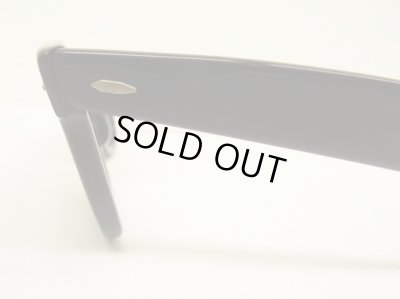 画像4: 80'S B&L ボシュロム製 RAY-BAN "WAYFARER" サングラス ブラック USA製 (VINTAGE)