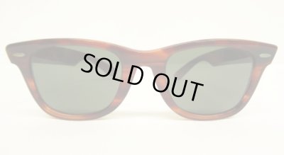 画像1: 80'S B&L ボシュロム製 RAY-BAN "WAYFARER" サングラス べっ甲ブラウン USA製 (VINTAGE)
