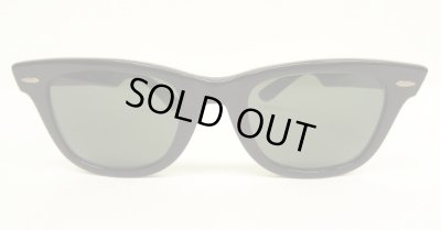 画像1: 80'S B&L ボシュロム製 RAY-BAN "WAYFARER" サングラス ブラック USA製 (VINTAGE)