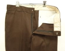 他の写真1: 80'S DICKIES 874 チビタグ ワークパンツ ブラウン TALONジップ W36L29 USA製 (VINTAGE)