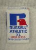 画像2: 90'S RUSSELL ATHLETIC クルーネック スナップボタン スウェットカーディガン ヘザーグレー USA製 (VINTAGE) (2)