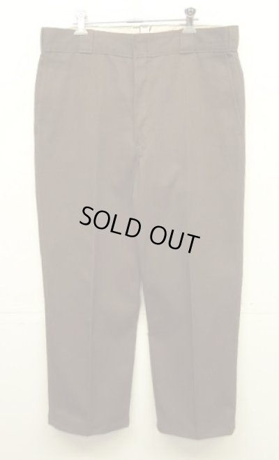 画像3: 80'S DICKIES 874 チビタグ ワークパンツ ブラウン TALONジップ W36L29 USA製 (VINTAGE)