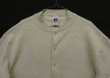 他の写真1: 90'S RUSSELL ATHLETIC クルーネック スナップボタン スウェットカーディガン ヘザーグレー USA製 (VINTAGE)
