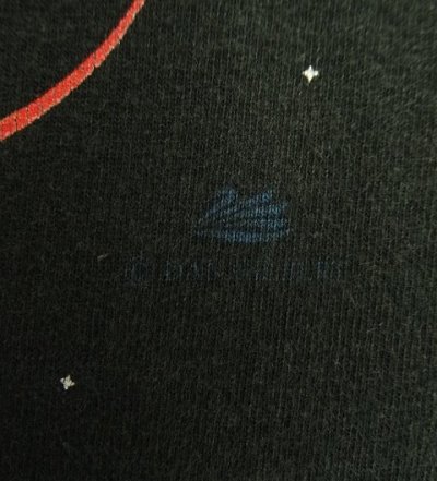 画像4: 90'S DAN GILBERT シングルステッチ 全面プリント 半袖 Tシャツ ブラック USA製 (VINTAGE)