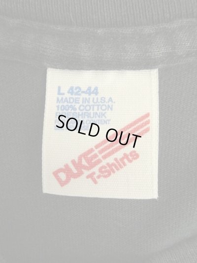 画像2: 90'S DUKE シングルステッチ 半袖 Tシャツ ブラック USA製 (VINTAGE)