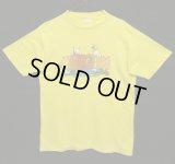 90'S PROFILE PRINTS INC "OREGON" シングルステッチ 半袖 Tシャツ イエロー USA製 (VINTAGE)