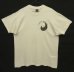 画像1: 90'S AIKI-DO TASSIN "YIN & YANG" シングルステッチ 両面プリント 半袖 Tシャツ ホワイト USA製 (VINTAGE) (1)