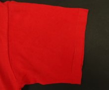 他の写真2: 80'S~90'S 中国長城 シングルステッチ 染み込みプリント 半袖 Tシャツ レッド (VINTAGE)