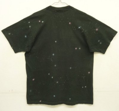 画像5: 90'S VIRGO シングルステッチ 全面プリント 半袖 Tシャツ ブラック USA製 (VINTAGE)