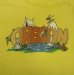 画像3: 90'S PROFILE PRINTS INC "OREGON" シングルステッチ 半袖 Tシャツ イエロー USA製 (VINTAGE) (3)