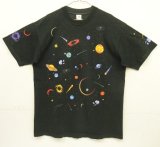 90'S DAN GILBERT シングルステッチ 全面プリント 半袖 Tシャツ ブラック USA製 (VINTAGE)