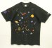 画像1: 90'S DAN GILBERT シングルステッチ 全面プリント 半袖 Tシャツ ブラック USA製 (VINTAGE) (1)