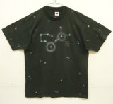 90'S VIRGO シングルステッチ 全面プリント 半袖 Tシャツ ブラック USA製 (VINTAGE)