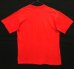 画像4: 80'S~90'S 中国長城 シングルステッチ 染み込みプリント 半袖 Tシャツ レッド (VINTAGE) (4)