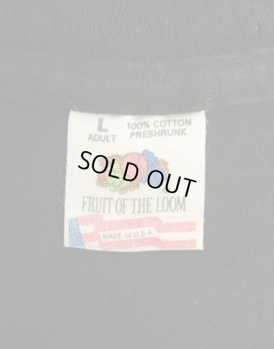 画像2: 90'S FRUIT OF THE LOOM シングルステッチ 半袖 Tシャツ ブラック USA製 (VINTAGE)