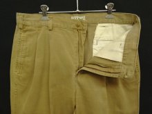 他の写真1: 90'S LL Bean コットン ツープリーツ チノパンツ タン (VINTAGE)