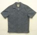 画像1: 00'S LL Bean コットン 半袖 オープンカラーシャツ 総柄 (VINTAGE) (1)