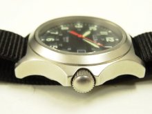 他の写真1: LL Bean カレンダー付き フィールドウォッチ 時計 文字盤ブラック スイス製 (VINTAGE)