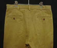 他の写真3: 90'S LL Bean コットン ツープリーツ チノパンツ タン (VINTAGE)