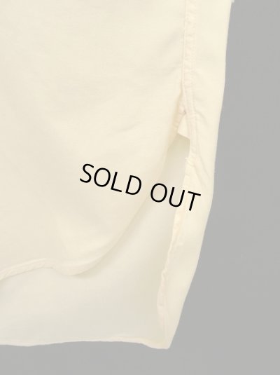 画像3: 60'S TURNER FAGMAN 6ボタン マチ付き 長袖 ポプリンシャツ イエロー (VINTAGE)