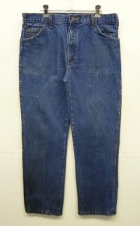 70'S UNKNOWN ストアブランド デニム インディゴ 42TALONジップ W36L32 USA製 (VINTAGE)