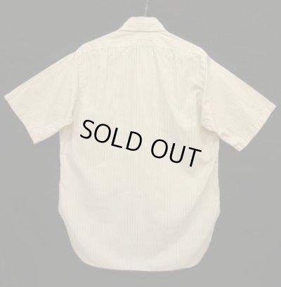 画像5: 60'S ALFRED'S 6ボタン ポプリン 半袖 BDシャツ ストライプ柄 (VINTAGE)