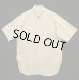 60'S ALFRED'S 6ボタン ポプリン 半袖 BDシャツ ストライプ柄 (VINTAGE)