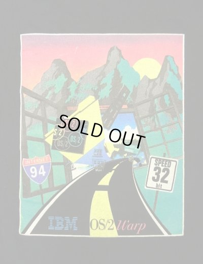 画像2: 90'S IBM 両面プリント シングルステッチ 半袖 Tシャツ ブラック USA製 (VINTAGE)