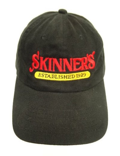 画像2: SKINNER'S 6パネル ベースボールキャップ ブラック (USED)