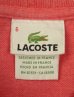 画像2: 90'S CHEMISE LACOSTE ポロシャツ コーラルレッドメランジ フランス製 (VINTAGE) (2)