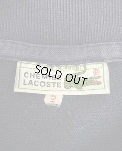 画像2: 70'S CHEMISE LACOSTE "T.I.M S.A.製" ポロシャツ ネイビー フランス製 (VINTAGE)