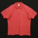 画像1: 90'S CHEMISE LACOSTE ポロシャツ コーラルレッドメランジ フランス製 (VINTAGE) (1)