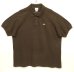 画像1: 90'S CHEMISE LACOSTE ポロシャツ ブラウン フランス製 (VINTAGE) (1)